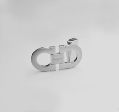 Salvatore Ferragamo Alloy Belt Buckle for 34-35mm leather strap – Sliver