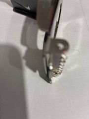 Nike Swoosh Belt Buckle W Bottle Opener In Silver Tone