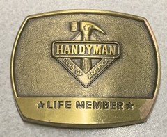 HANDYMAN CLUB OF AMERICA 1996 Bronze Belt Buckle