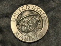 Buckles of America – United States Marines Bulldog First to Fight Belt Buckle