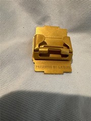Vintage Championship Belt Buckle Presented by L.R. Burr Rare?