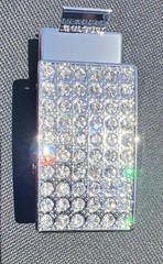 Nexbelt Belt Buckle Only Brilliant Chrome Buckle In-laid Rhinestone Gems Bling