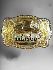 Jalisco Rodeo Western Cowboy Style Belt Buckle Hebilla Vaquera Jalissco