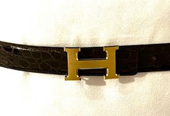 Hermes Constance H-BeltCrocoporosus