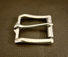 Heavy Duty Wave Roller Stainless Steel Hypoallergenic Belt Buckle, Any Size