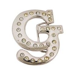 Letter Initial G Belt Buckle New Men Women Western Rodeo Cowboy Fashion Cowgirl