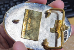 MUST SEE CREAM PUFF DEPARTMENT OF THE INTERIOR PARKS POLICE BELT BUCKLE X12/H