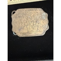 Tiffany Broadway new York A.J. Nash Belt buckle styled for wells and fargo go