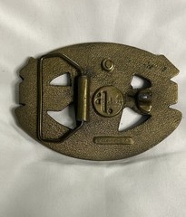 Dezy Belt Buckle 1976 Fabulous Las Vegas Dice Playing Cards