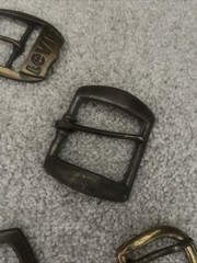 Mixed Belt Buckle Lot Of 7 Vintage MCM pre-owned men&rsquo;s belt buckles Levi’s