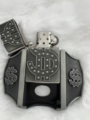 New Men’s Money Sign Lighter Buckle Belt Buckle New