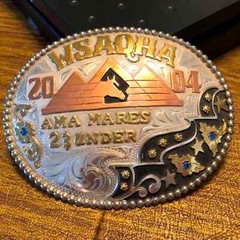 Frontier Brand WSAQHA Quarter Horse Trophy Award Belt Buckle