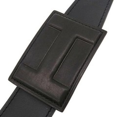 Hermès Jige Belt 95 H Motif Leather Buckle Length: 117cm Shipped from Japan