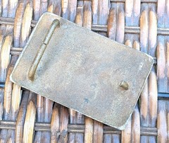 Vintage Belt Buckle Bronze Galloping Race Horse – 1960s