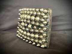 Studded Belt Buckle Archive 2007-09 Industrial Leather Back OOAK Darren Mcneese
