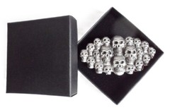 Multitude of Skulls Skull Pewter Belt Buckle – Hand Made in the United Kingdom