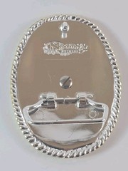NOCONA Western Floral Scroll & « G » Initial Oval Belt Buckle☆NIB☆☆☆☆☆