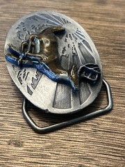 Siskiyou Buckle Co Buck Deer Hunting Belt Buckle 1988