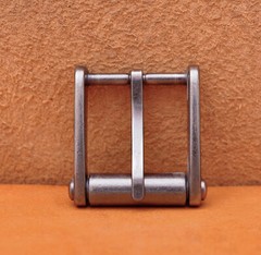 Novelty Mens Retro Single Prong Pin Metal Belt Buckle 32mm Silver Color
