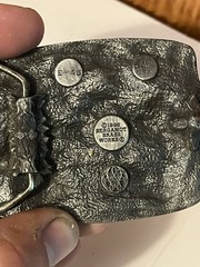 Mens belt Buckle bergamot Works 1986 Cowboy Western Southern By Grace Of God US