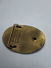 IPP Intermountain Power Project Solid Brass Belt Buckle, Dynabuckle Provo UT