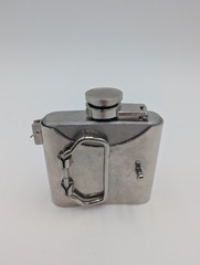 2 oz. Flask Scorpion Metal Removable Belt Buckle Alcohol Drink