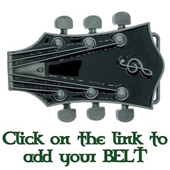 Machine Head Guitar Belt Buckle Tuner Rock Roll Band Metal Biker Enamel