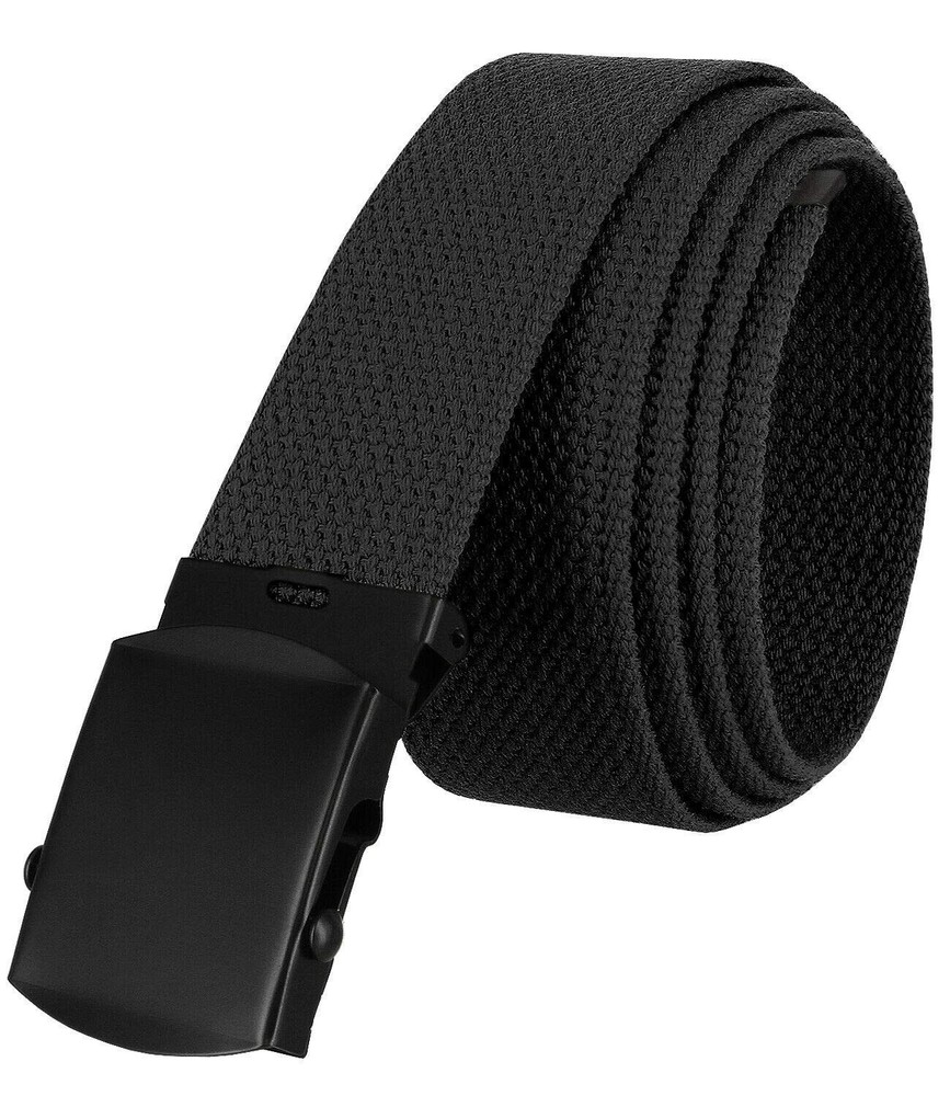 ALC-1-5 Military Belt Canvas Web Non One Size, 1 Pack G201 – Black