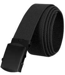 ALC-1-5 Military Belt Canvas Web Non One Size, 1 Pack G201 – Black