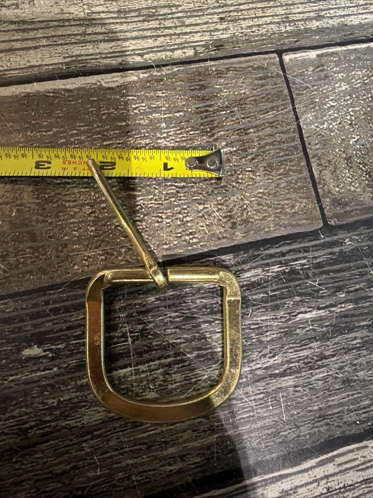 Gold Tone Single Prong Frame Belt Buckle Replacement Classic