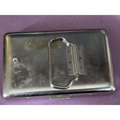 Dragon Belt Buckle Business Card Holder 3.5×2.5 inches Some wear to logo