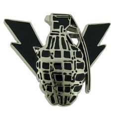 Hand Grenade Belt Buckle USA Military Army bomb Seal Navy Weapon Goth Tribal New
