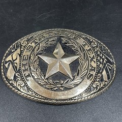 Large 6” The State of Texas Oversized Belt Buckle The Austin Collection