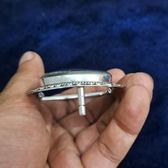 Petoskey Stone Belt Buckle Natural Fossil Coral Western Cowboy Belt Buckle