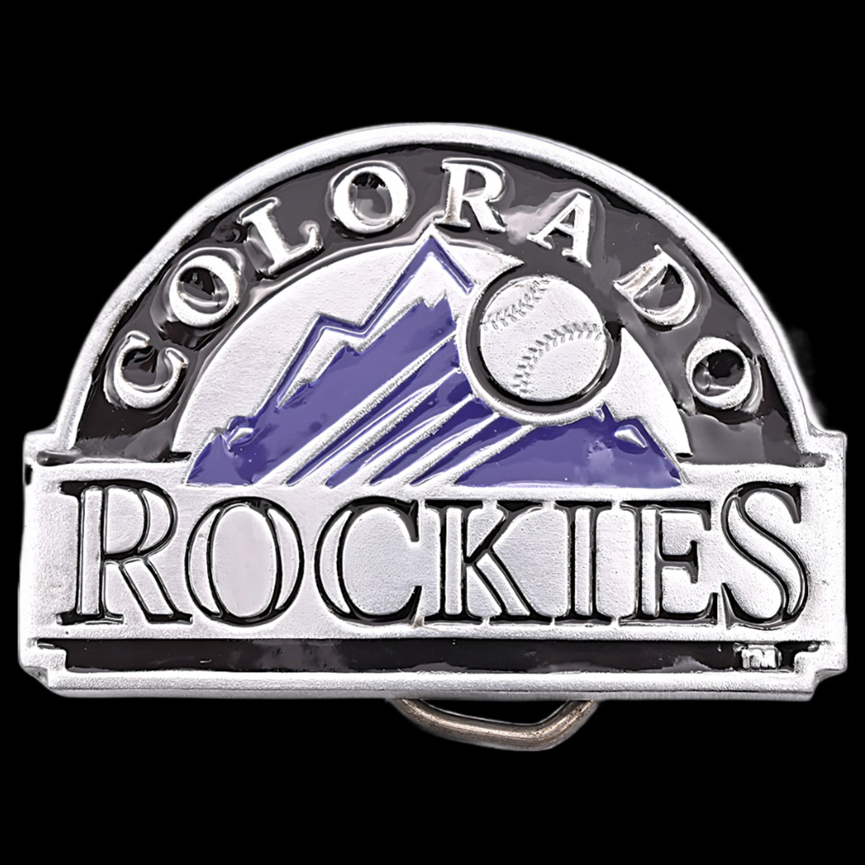Colorado Rockies MLB Major League Baseball Team Belt Buckle (New Old Stock)