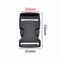 10Pcs Plastic Side Release Buckles Clip for Paracord Backpack Pet Collar Webbing