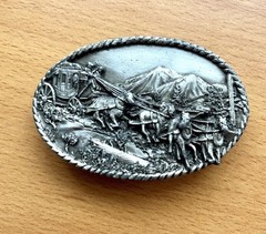 &lsquo;The Stagecoach&rsquo; belt buckle (Siskiyou)