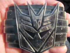 2007 TRANSFORMER BELT BUCKLE – HEAVY AND ELEGANT 3 1/2&Prime; X 2 3/4&Prime; – GW8