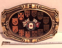 Canada 125th Anniversary 1867-1992 all Provinces, Territories Belt Buckle