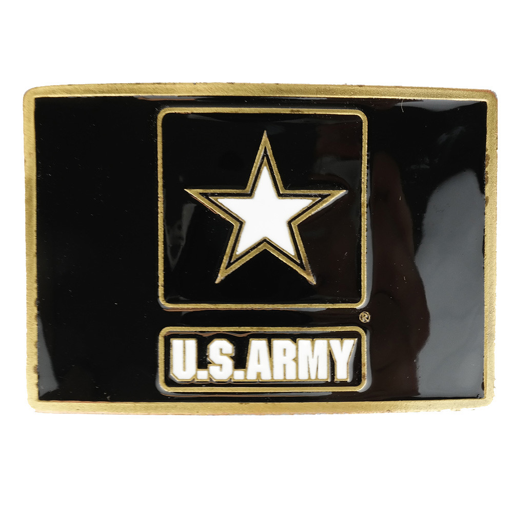 Made in USA, U.S. Army Logo Metal Belt Buckle – FREE SHIPPING