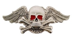 skull skeleton antiqued vintage metal mens belt buckle halloween women costume