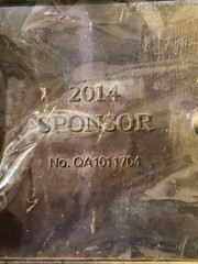 2014 Sponsor « Freedom Is Not Free » Brass Belt Buckle Patriotic Eagle