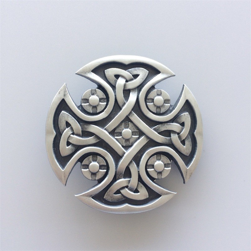 New Vintage Style Celtic Cross Knot Belt Buckle Boucle de Ceinture