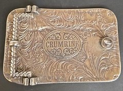 Nocona Western Belt Buckle Longhorn Steer Head Skull Silver Tone Cowboy Bullride