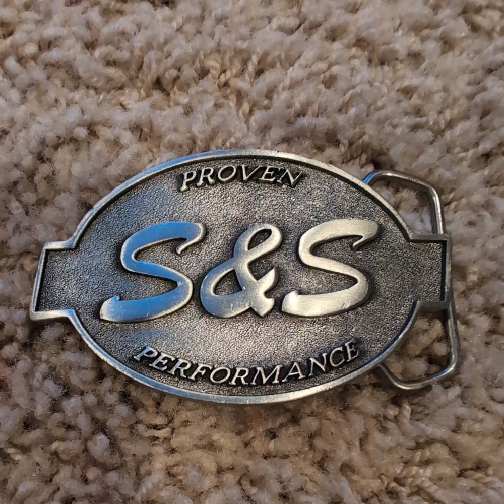 S&S Cycle « Proven Performance » Belt Buckle. See Photos