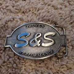 S&S Cycle « Proven Performance » Belt Buckle. See Photos