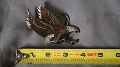 VTG EAGLE BELT BUCKLE 1979 « THE GREAT » BRASS LIMITED EDITION No H-506 m1