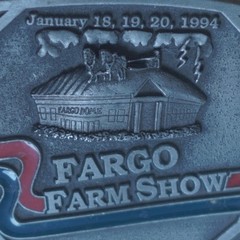 Vintage 1994 Fargo Farm Show Belt Buckle – Franklin Mint Limited Ed. Collectible