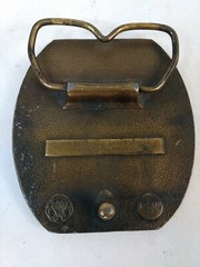 Vintage 4 Wheeling is More Than Just Driving Belt Buckle Bergamot Brass 1976