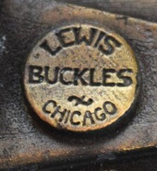 Range Canning Co Roast Mutton Fort McKavett TX Lewis Buckles Chicago Belt Buckle